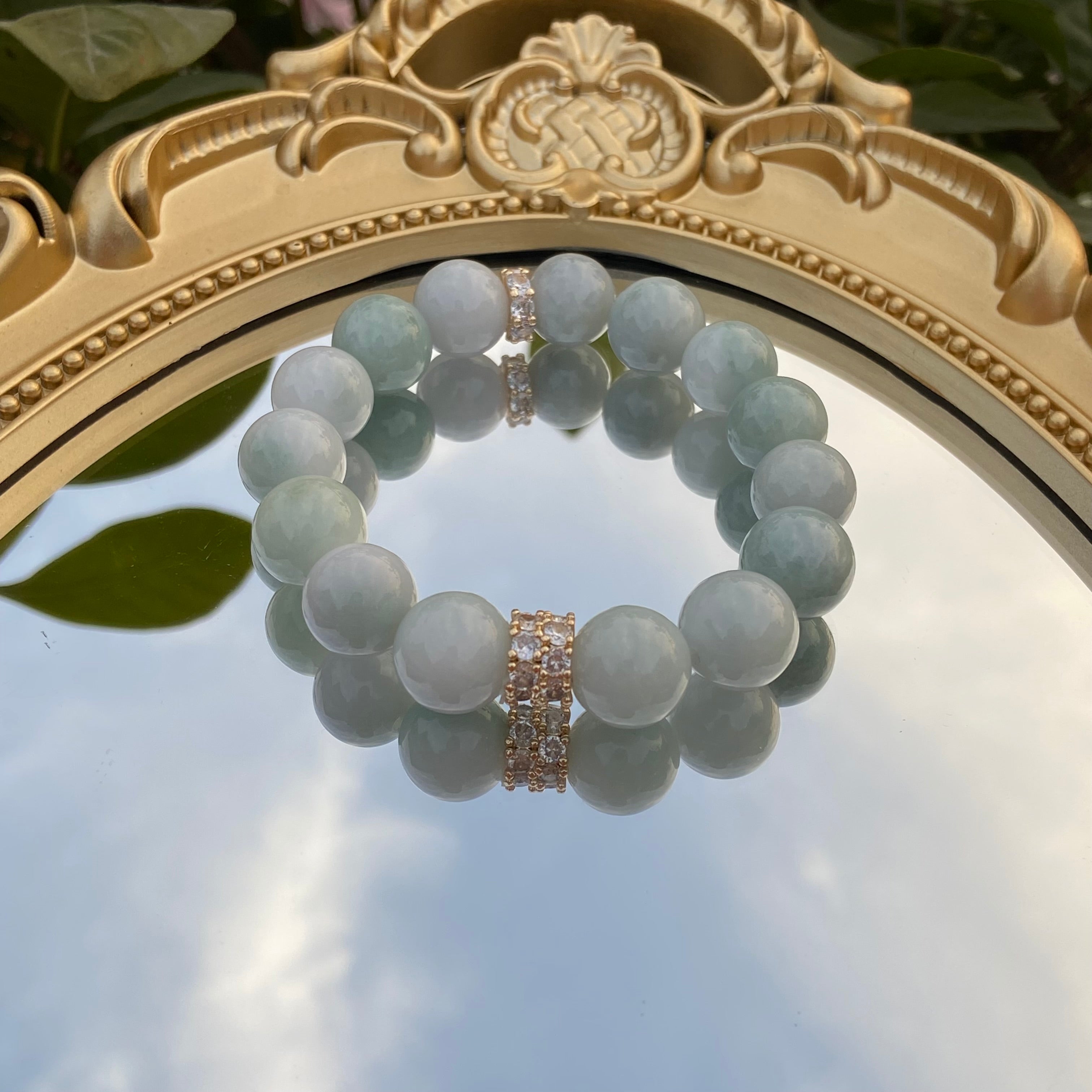 Original 13mm Grade A Burmese Jade Bracelet | Wholesale Supported