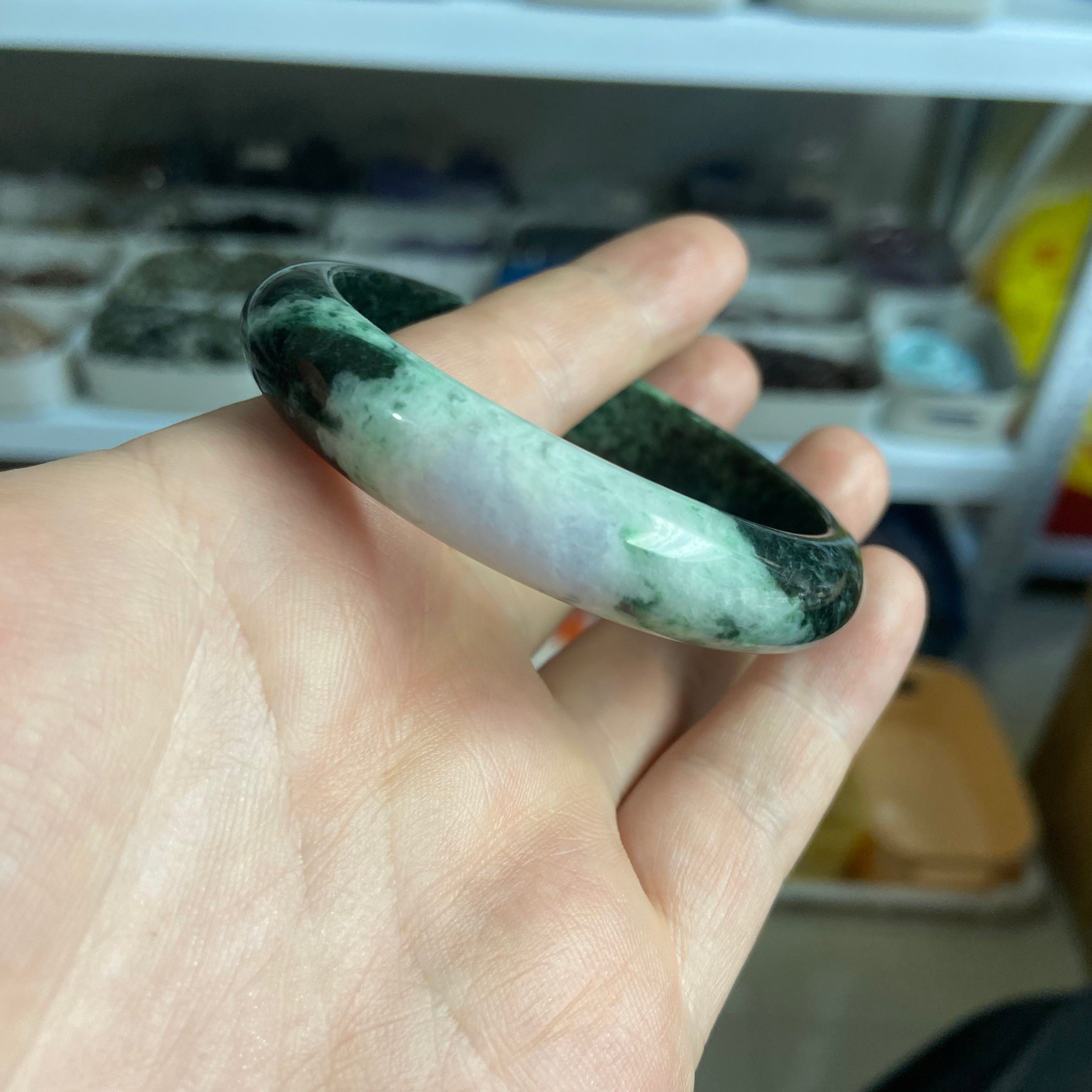 Grade A Natural Jadeite Bangle: Authentic Untreated Jade Bracelet for Timeless Elegance