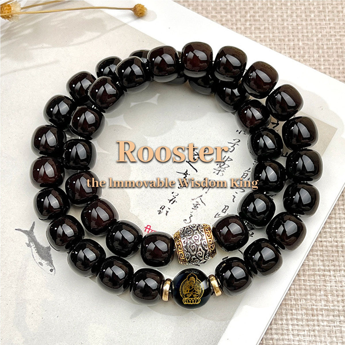 Bodhi Seed Double-Layer Bracelet - Handmade Spiritual Jewelry for Calm & Mindfulness