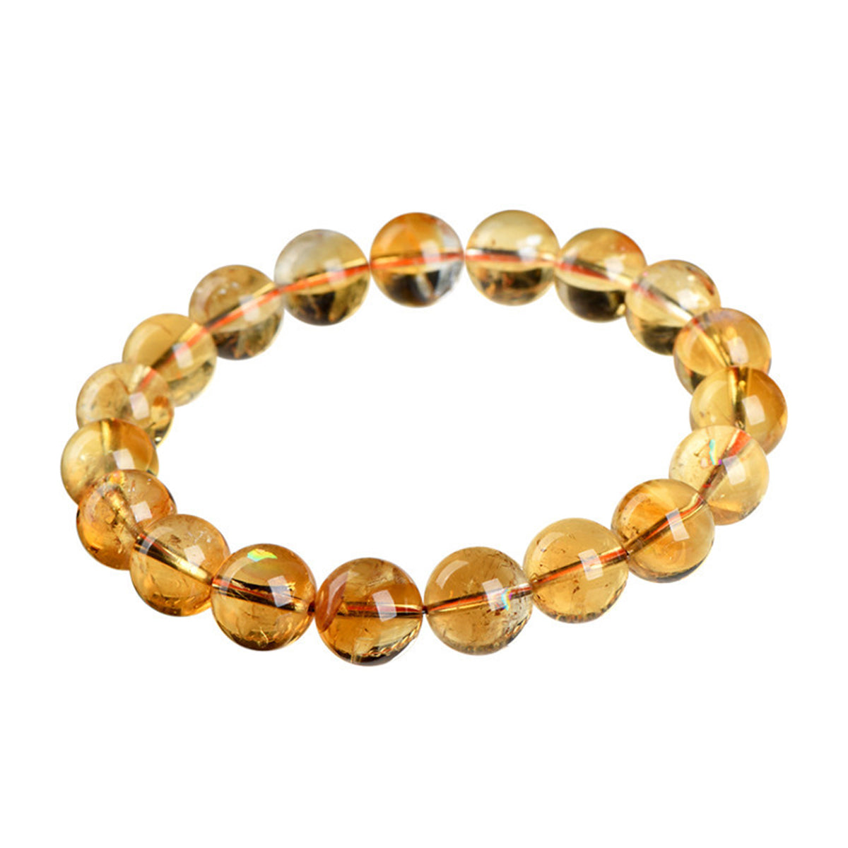 Natural Citrine Bracelet - Handmade Gemstone Jewelry for Positive Energy & Abundance