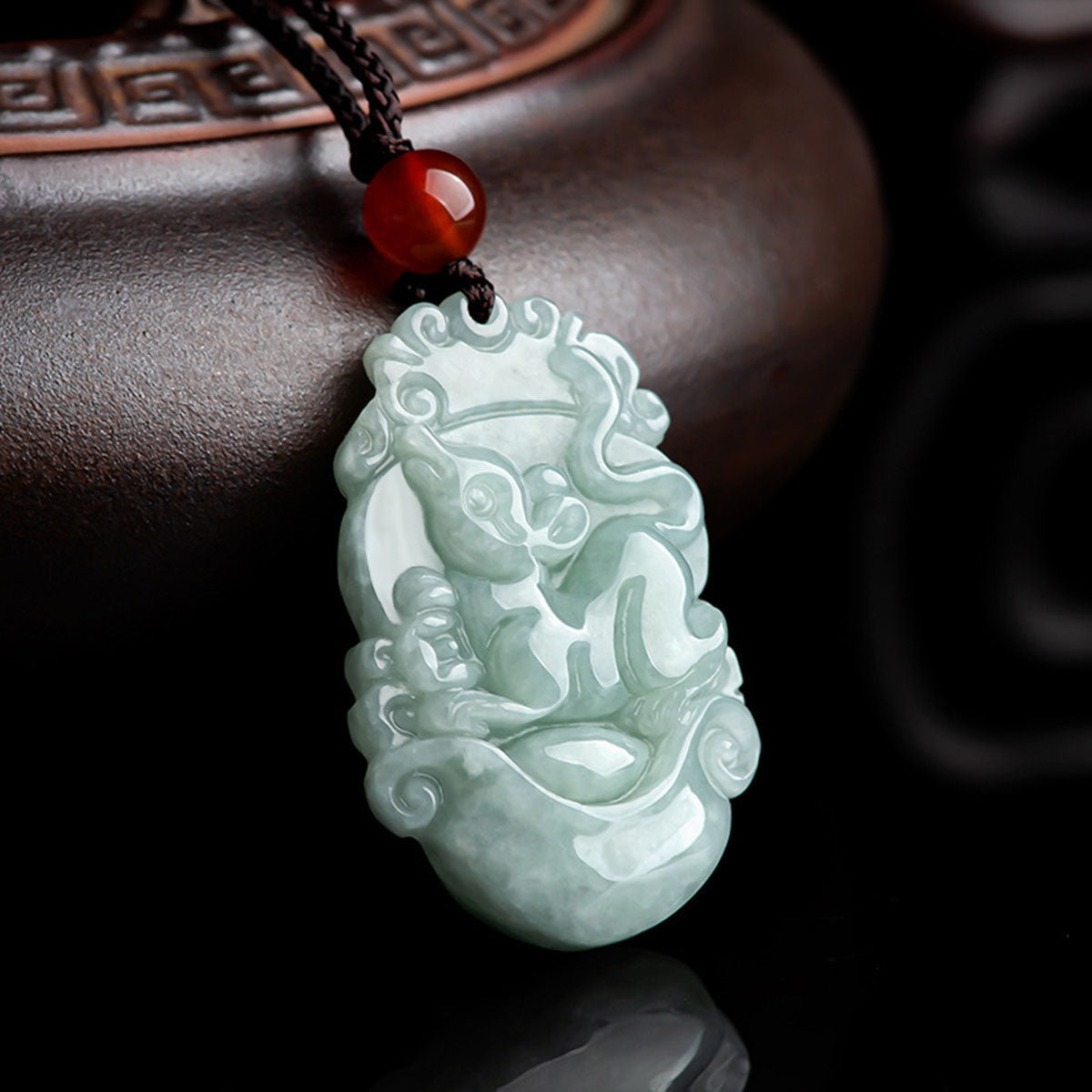 Chinese Zodiac Jade Pendant - 12 Animal Signs, Unisex Style, Natural Jade Jewelry for Daily Wear