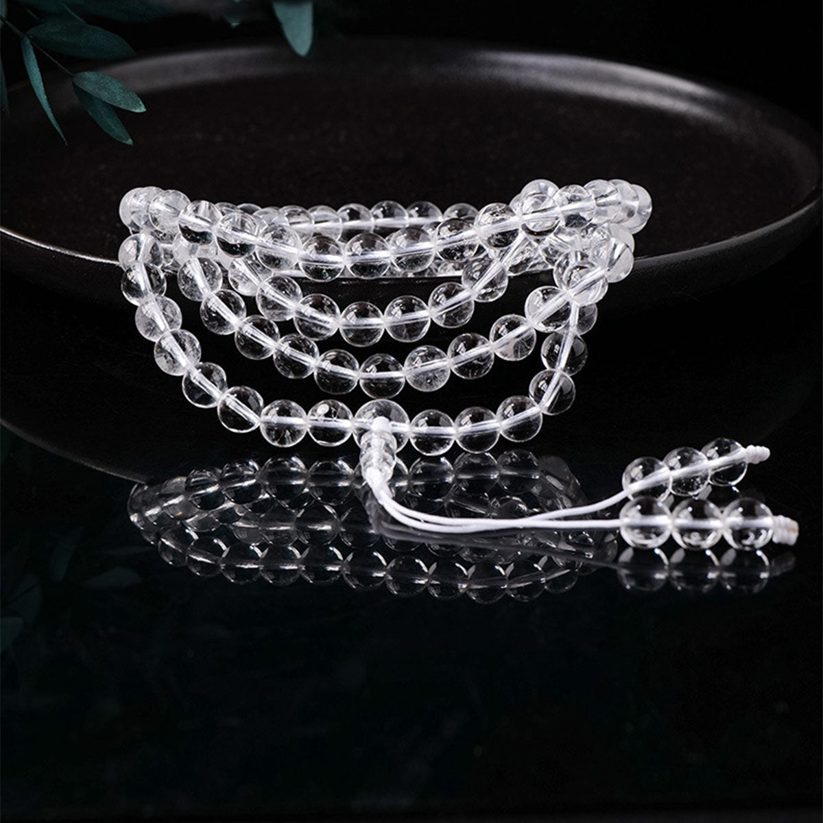 Natural Clear Quartz Bracelet - Genuine White Crystal Jewelry for Daily Wear, Promotes Clarity & Positive Energy