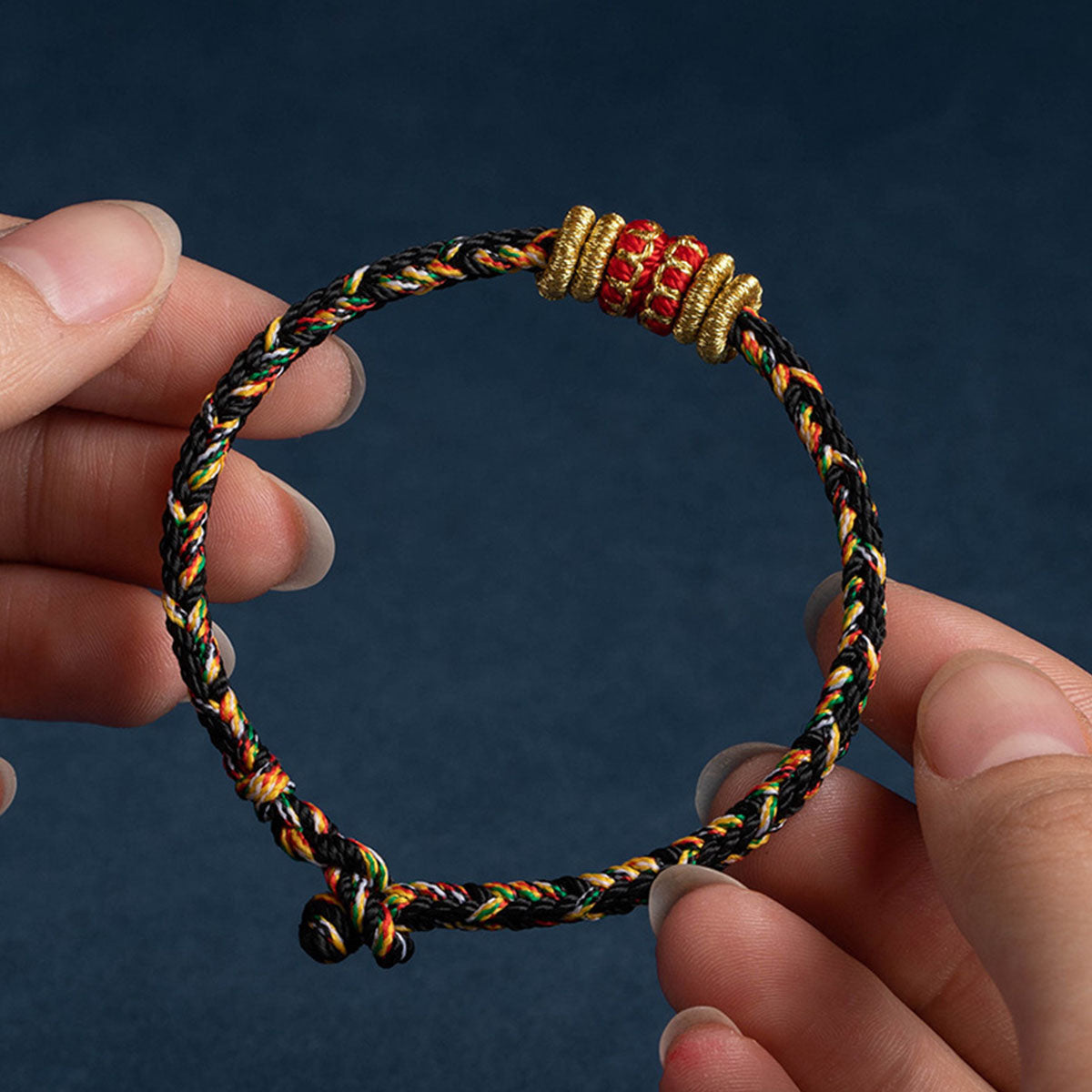 Eight Great Guardian Deities Chinese Zodiac Red String Bracelet - Handmade Weave, Couple Style, Benmingnian (Zodiac Year) Lucky Bracelet for Women