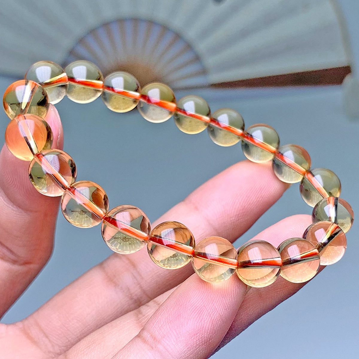 Natural Citrine Bracelet - Handmade Gemstone Jewelry for Positive Energy & Abundance
