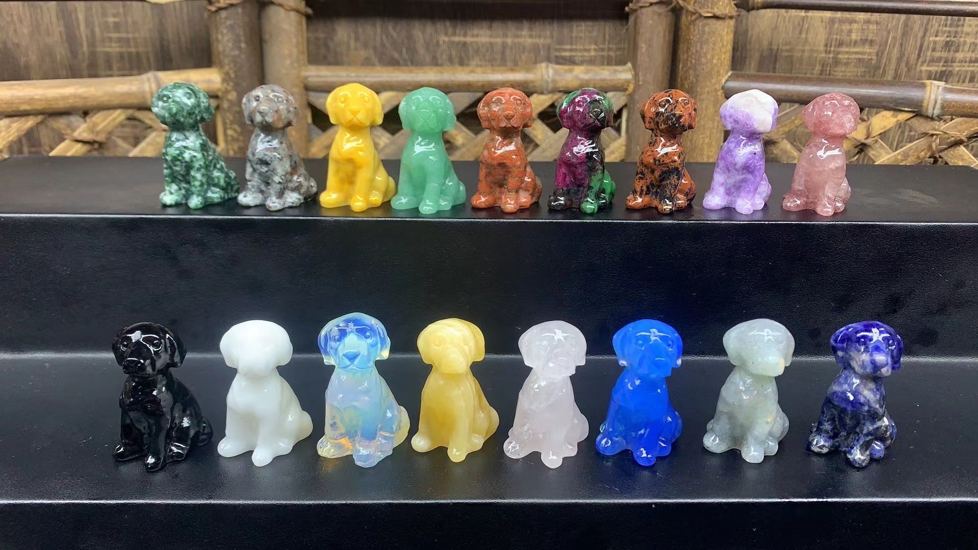Animal dog and cat carving