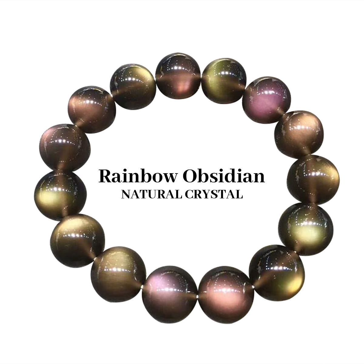 Obsidian Collection - Rainbow Obsidian, Gold Sheen Obsidian, Silver Sheen Obsidian & Black Obsidian Gemstones