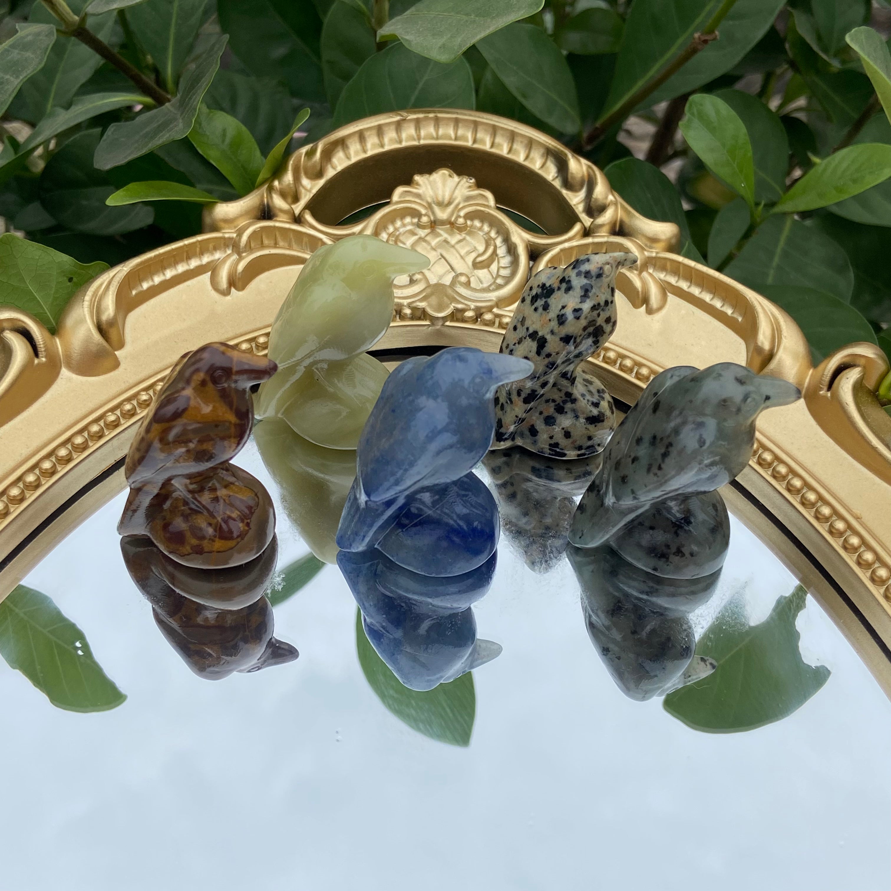 Natural Crystal Bird Figurine - 3cm Mini Carved Bird Statue, Handcrafted Crystal Animal Decoration