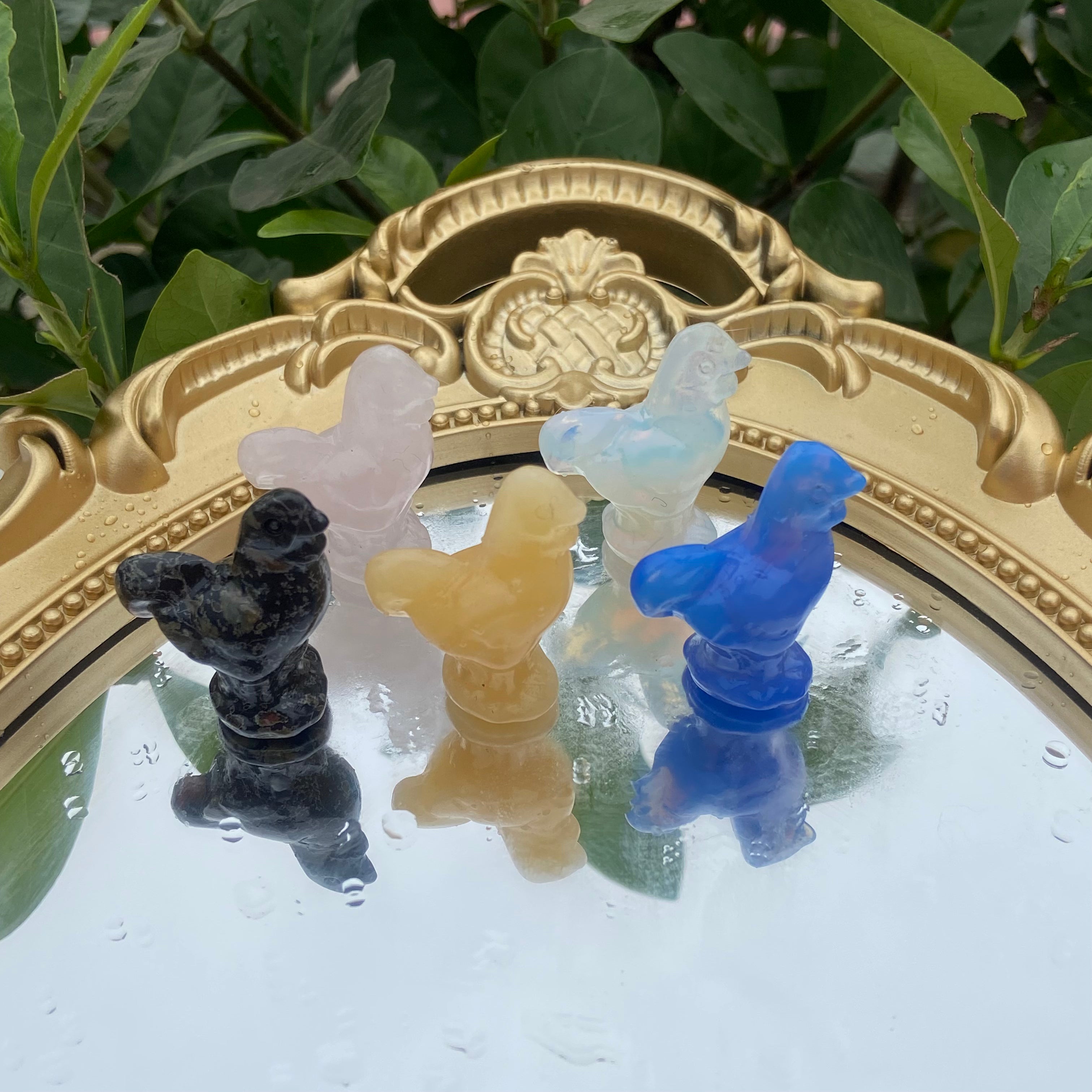 3cm Small Chicken Sculptures - Multiple Crafts, Charming Farm-Themed Decor