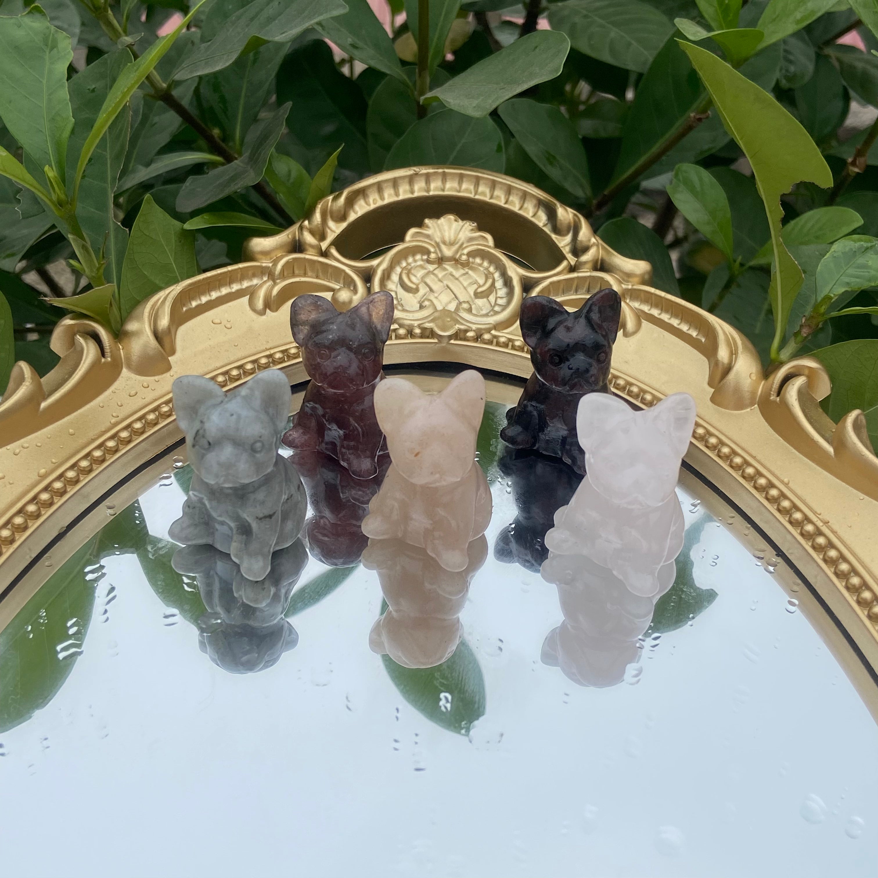 Tiny Canine Carvings (3cm) - Diverse Textures for Pet Lovers