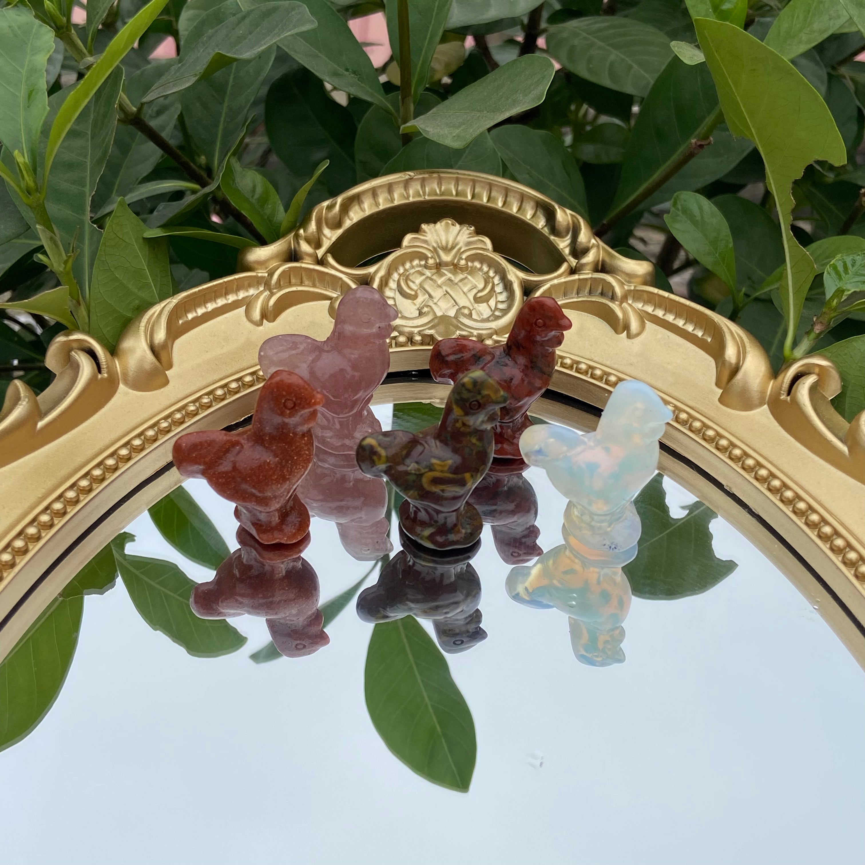 3cm Small Chicken Sculptures - Multiple Crafts, Charming Farm-Themed Decor