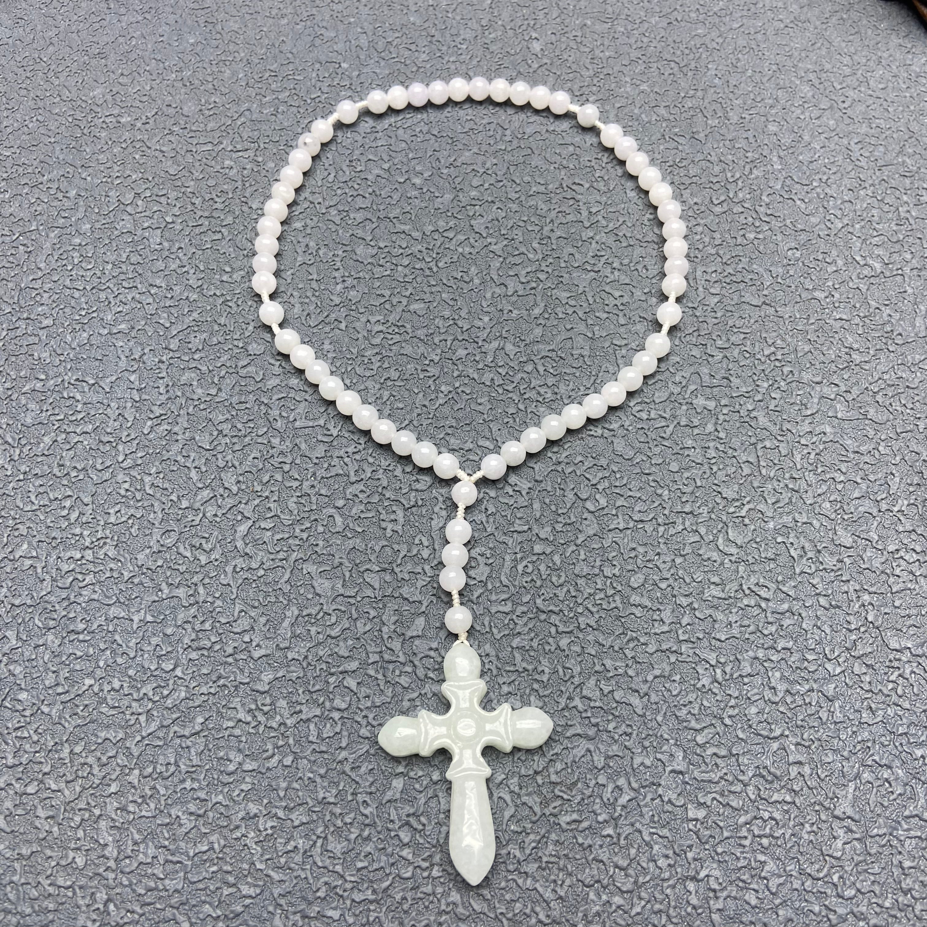 Burma jade rosary