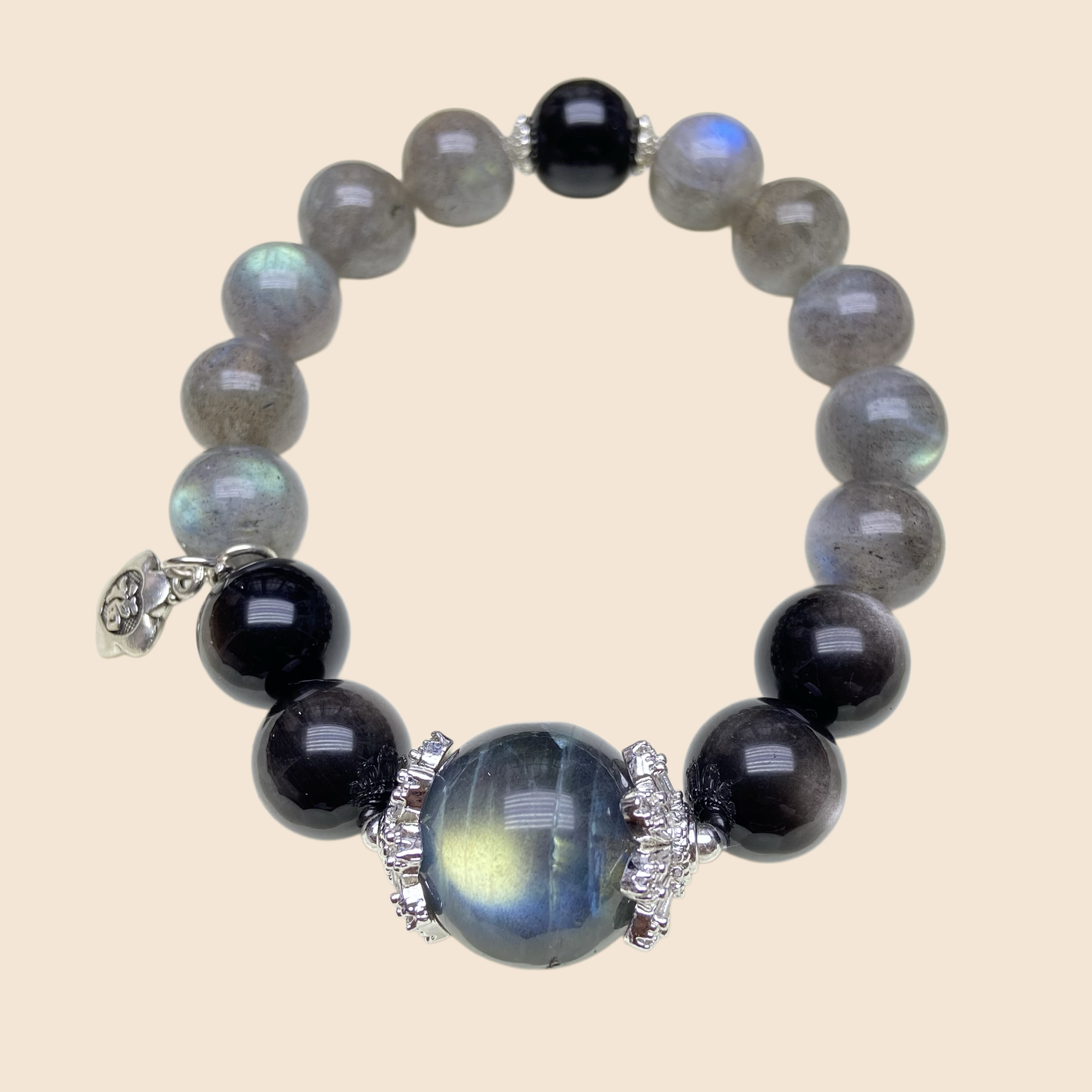 DIY Natural Crystal Bracelet – All-in-One Energy Collection | Super Seven Rainbow Hematite Red Amphibole | Complete Blessings | Unique & Custom-Made