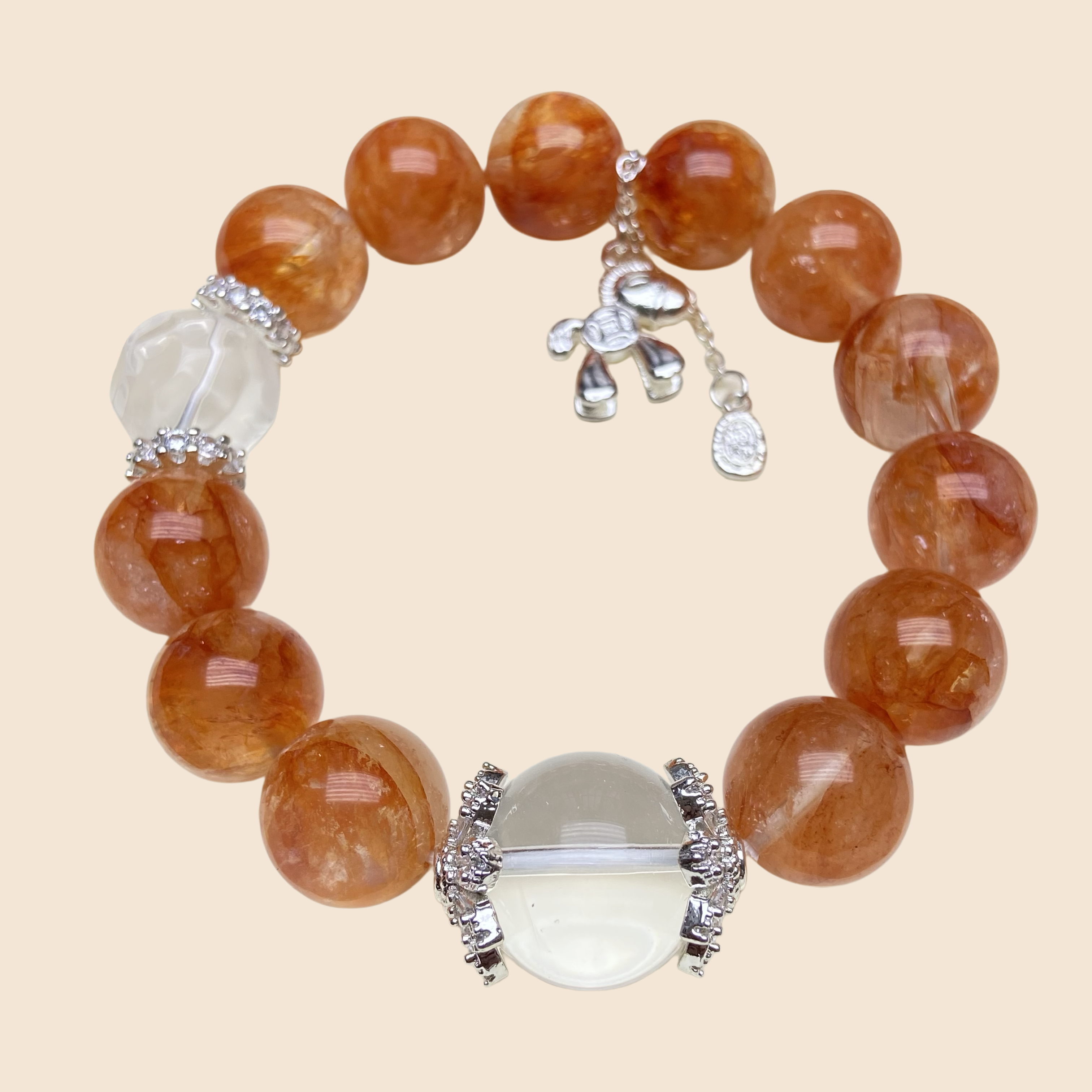 DIY Natural Crystal Bracelet – All-in-One Energy Collection | Super Seven Rainbow Hematite Red Amphibole | Complete Blessings | Unique & Custom-Made