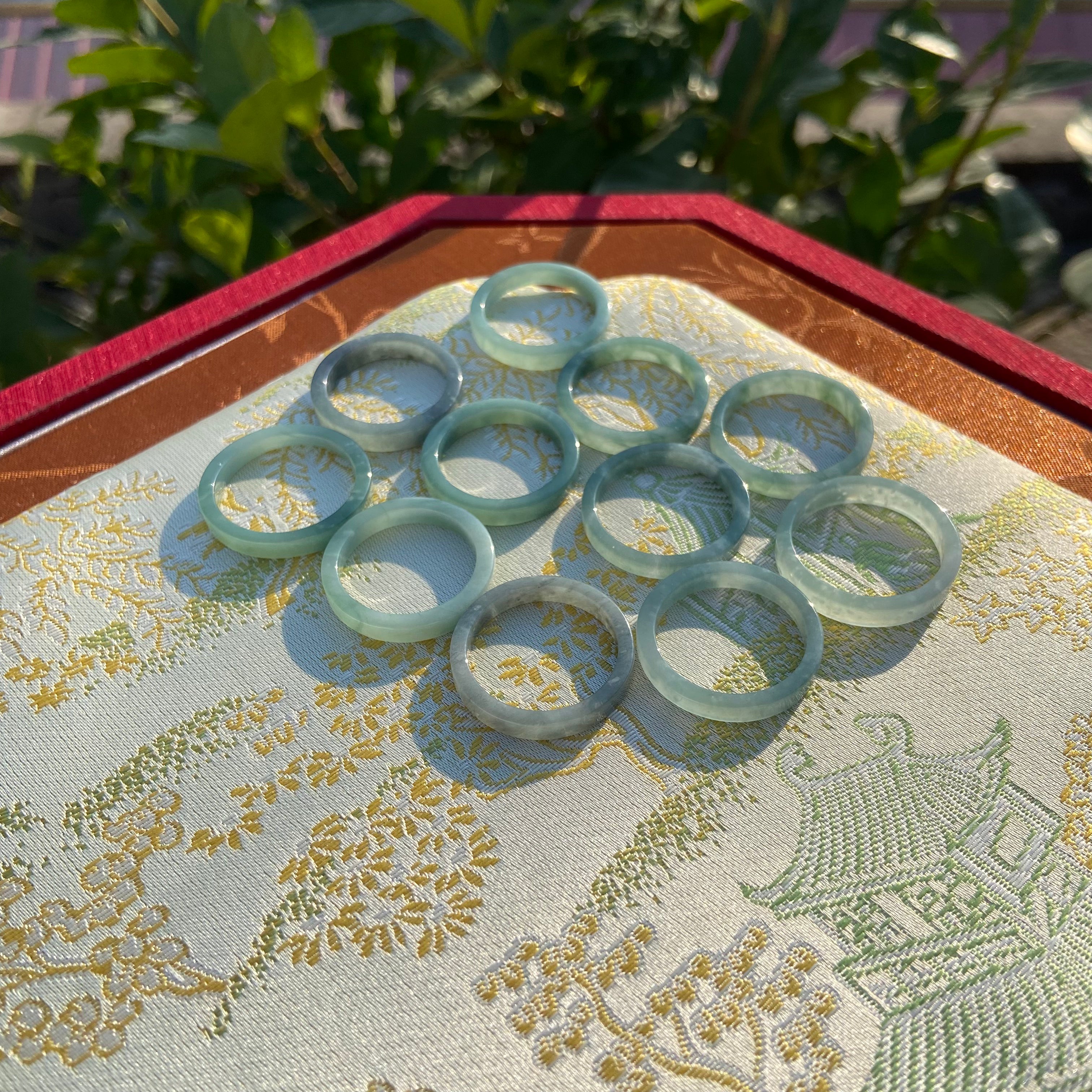 Natural Myanmar Jade Ring - Authentic Burmese Jadeite Jewelry | Elegant Daily Wear