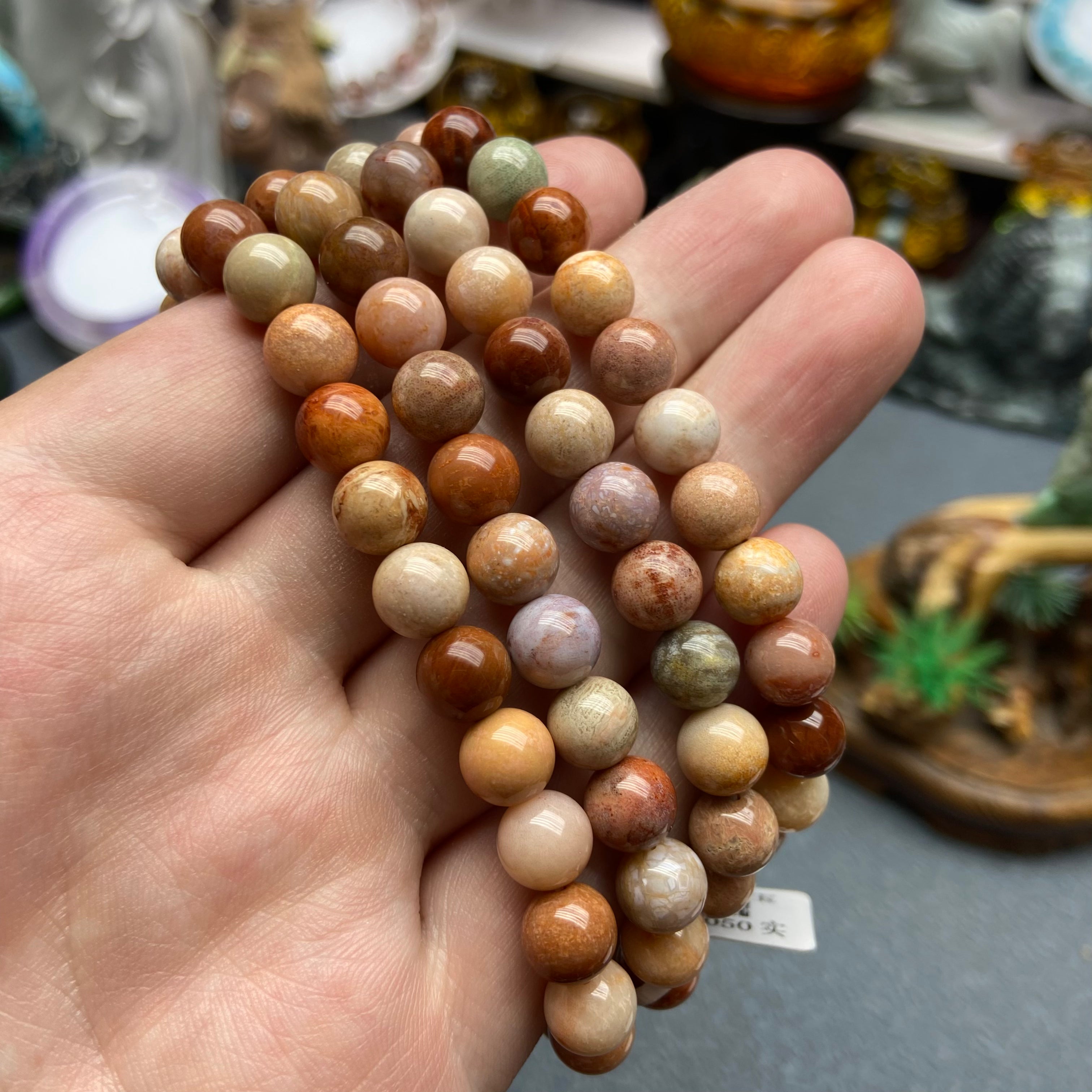 Colorful Carol jade bracelet