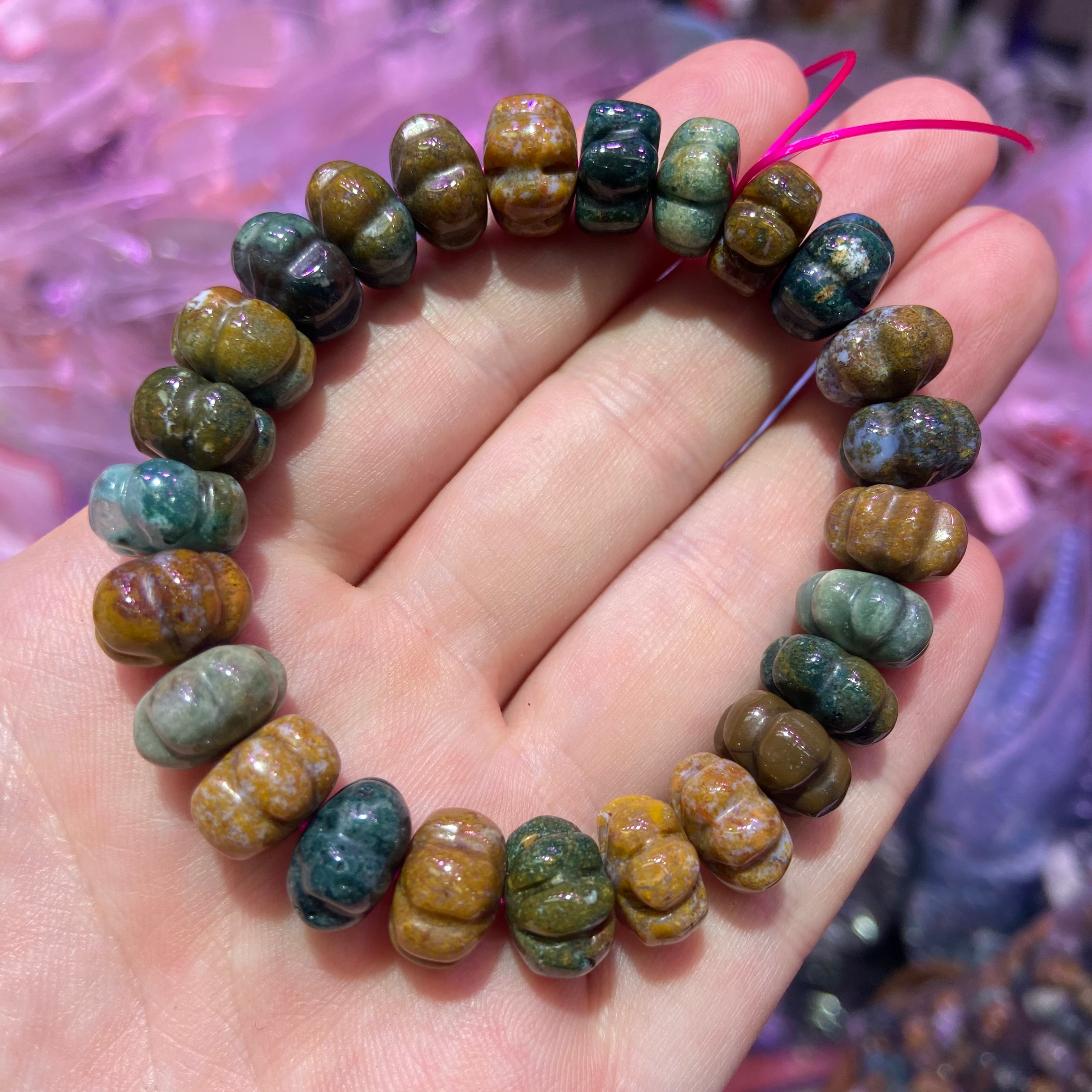 Nature ocean jasper bracelet