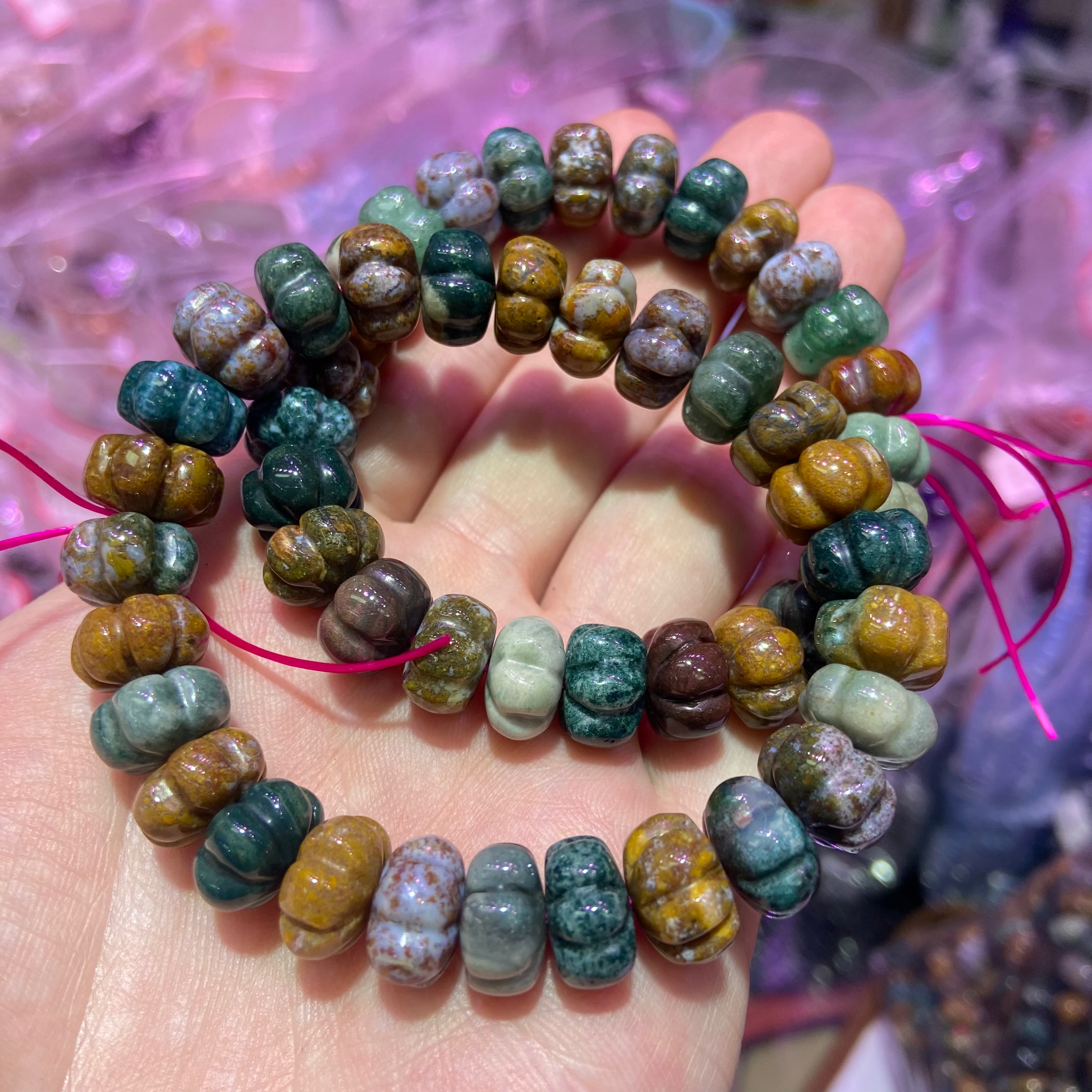Nature ocean jasper bracelet