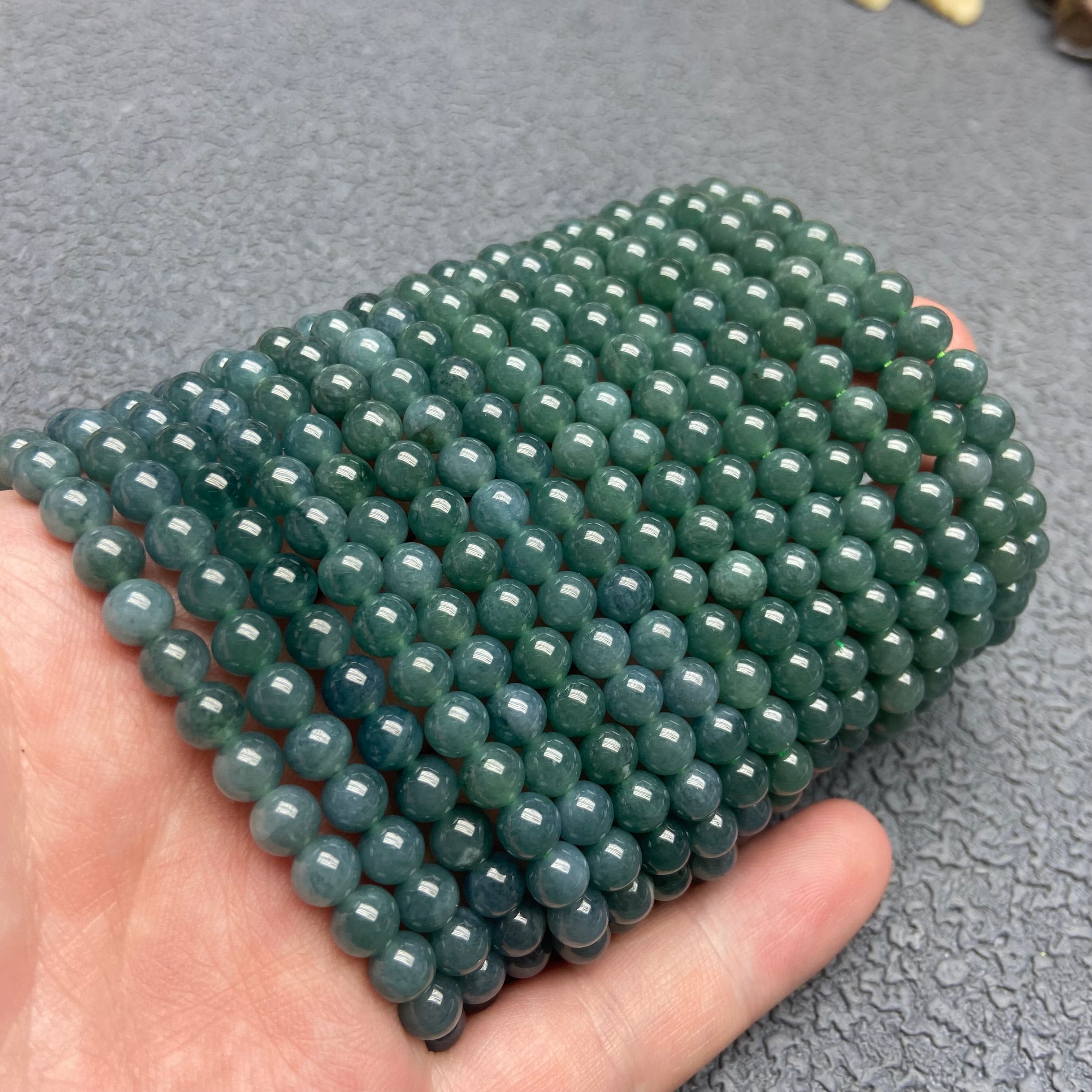 Burmese Jadeite Bracelet: Polished Beads for Everyday Elegance