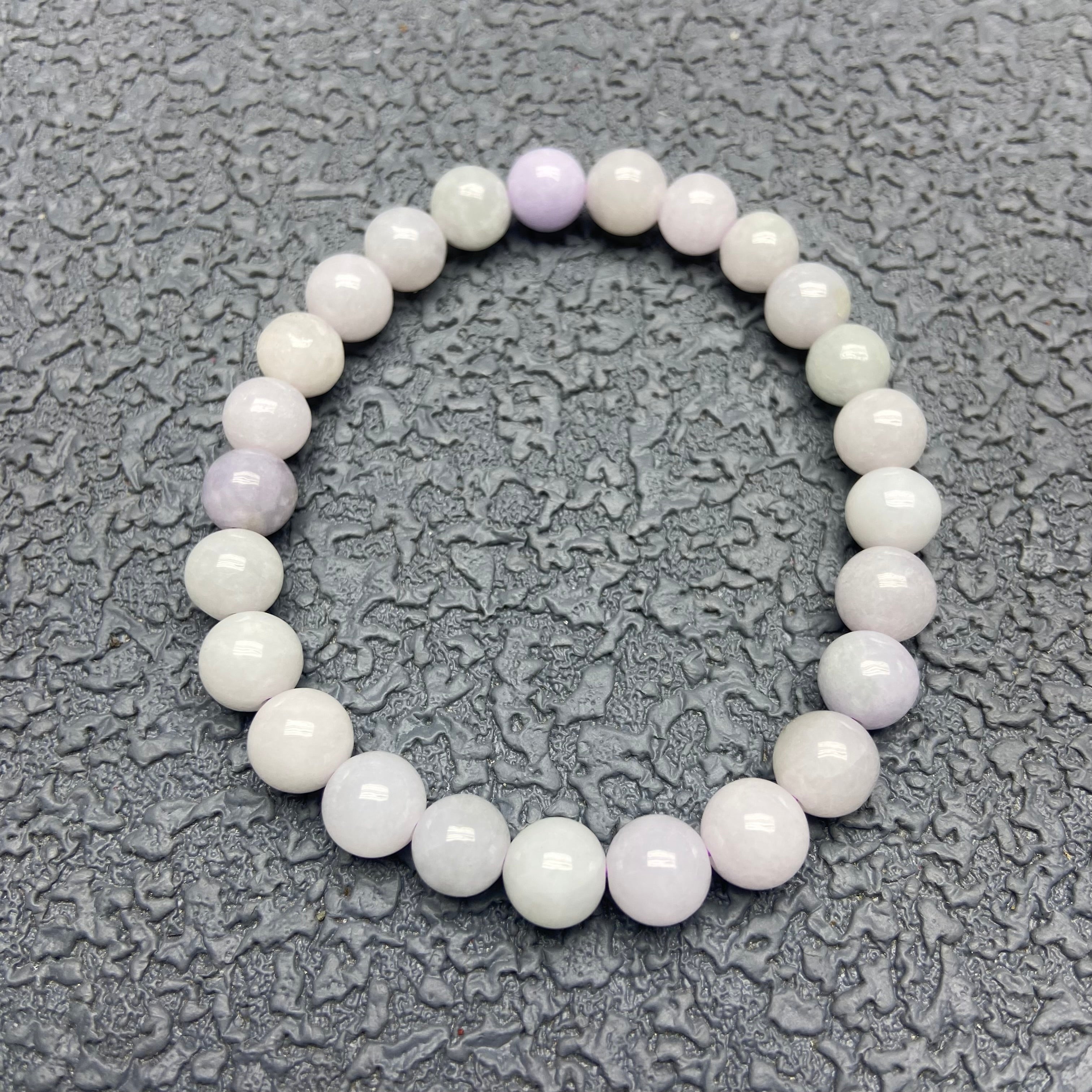 Burma jade lavender color bracelet