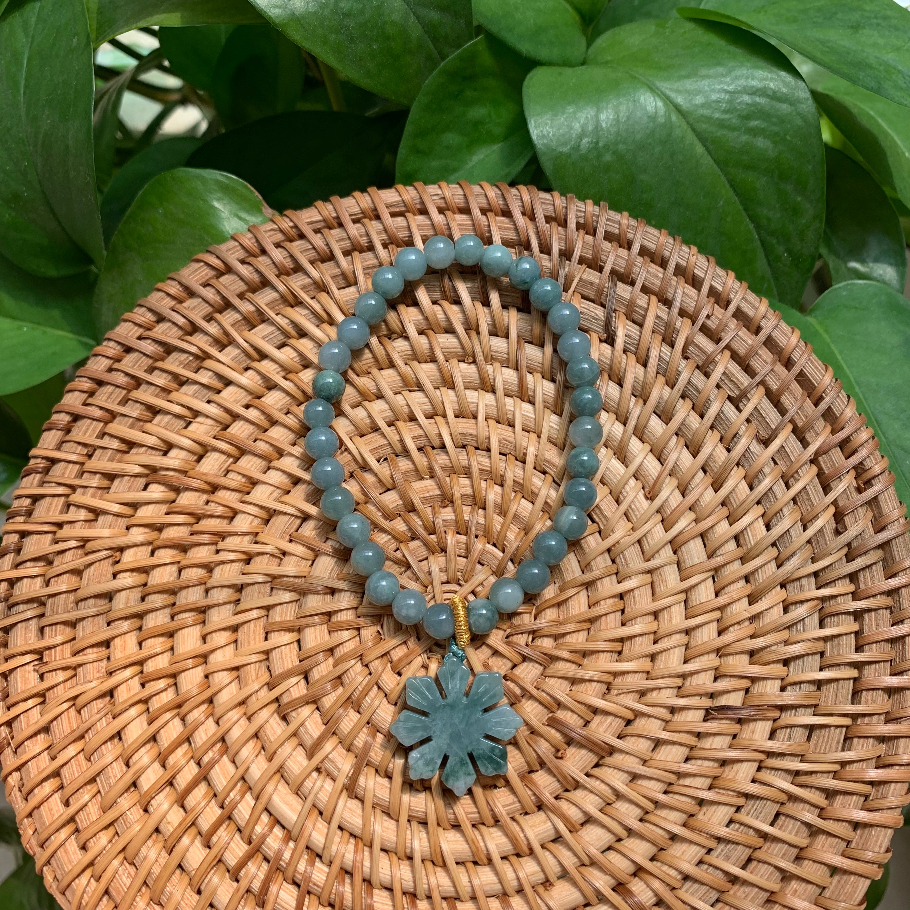 Philippine Sunflower Jade Bracelet - Authentic Jade Crafted Sunflower Jewelry