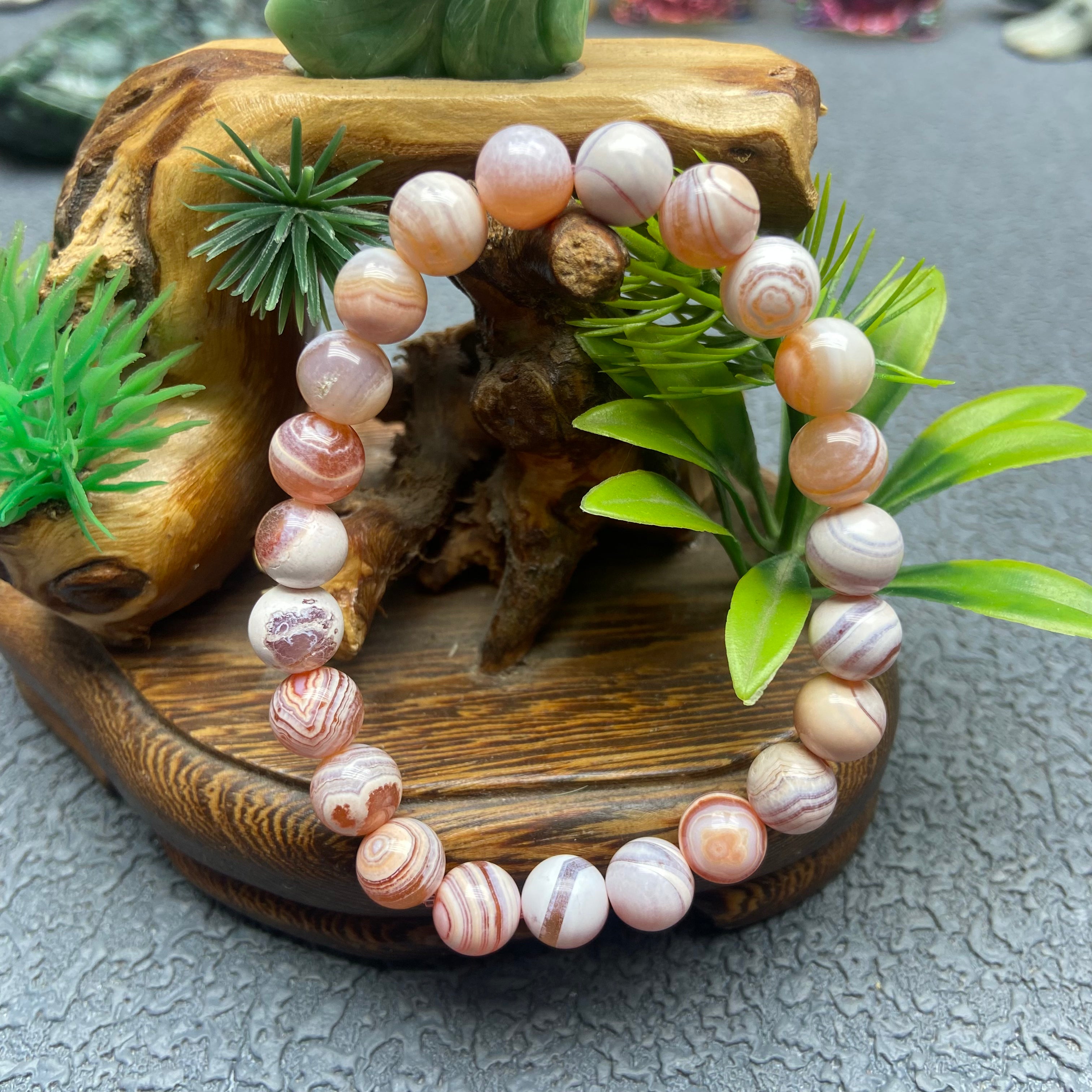 Medicine Buddha Agate Bracelet | Water-Activated Color Change | Protection & Blessings | Unisex