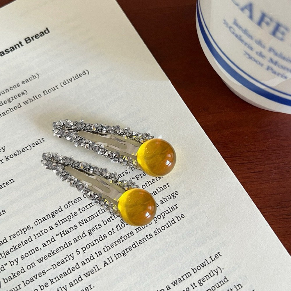 Sparkling Hair Clips: Wearable Art for Your Hair.