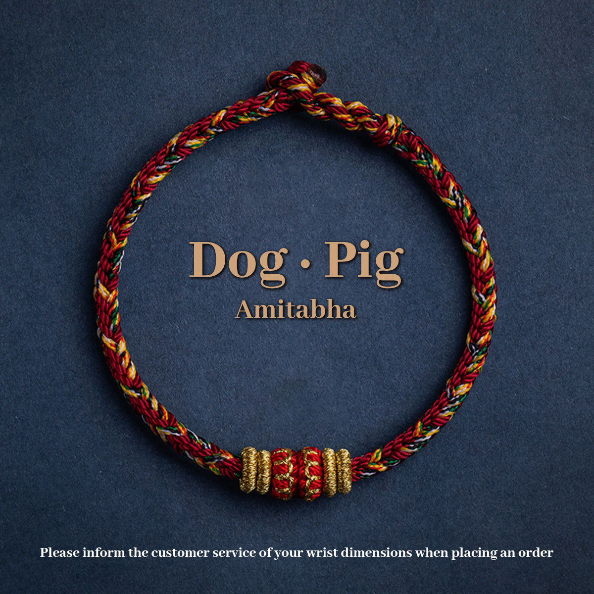 Eight Great Guardian Deities Chinese Zodiac Red String Bracelet - Handmade Weave, Couple Style, Benmingnian (Zodiac Year) Lucky Bracelet for Women