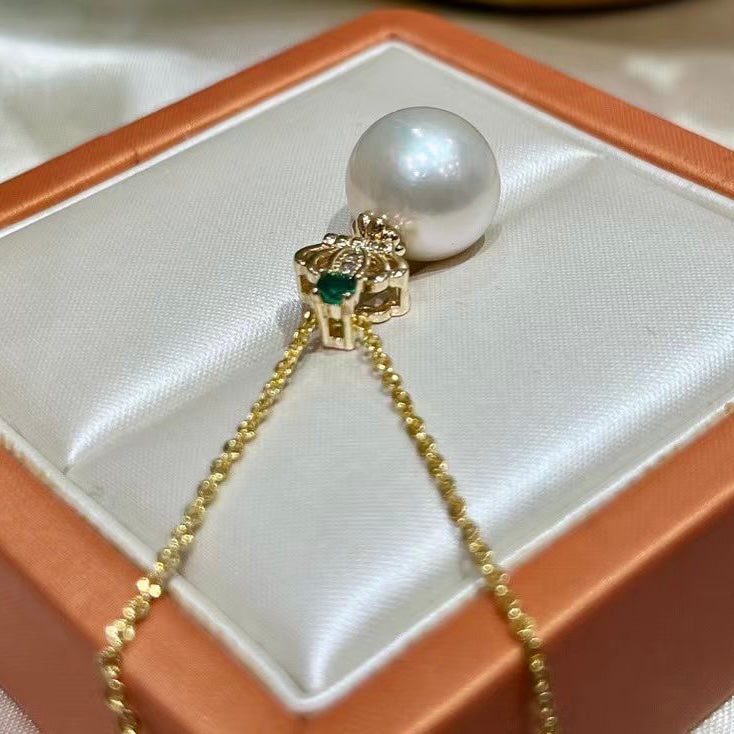 Natural Pearl Pendant - 14K Gold-Filled New Craft