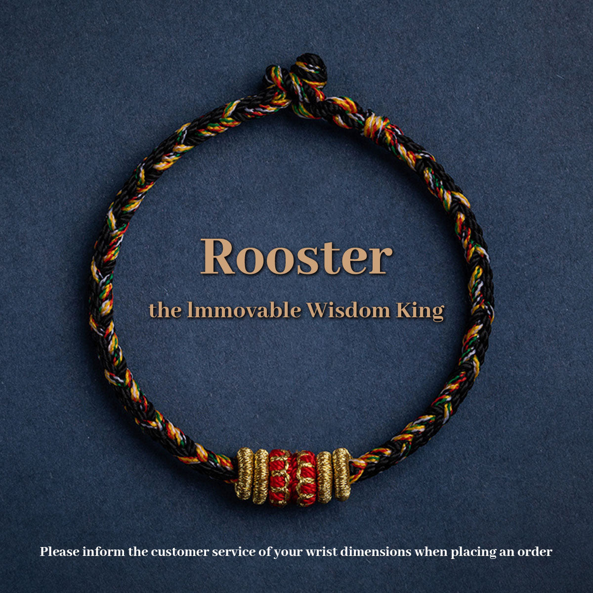 Eight Great Guardian Deities Chinese Zodiac Red String Bracelet - Handmade Weave, Couple Style, Benmingnian (Zodiac Year) Lucky Bracelet for Women